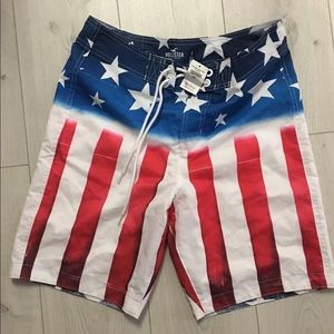 Brand New Hollister swim trunks Small